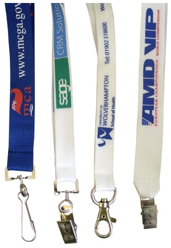 Lanyards made from recycled materials