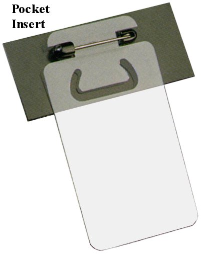 fastener, Pocket insert