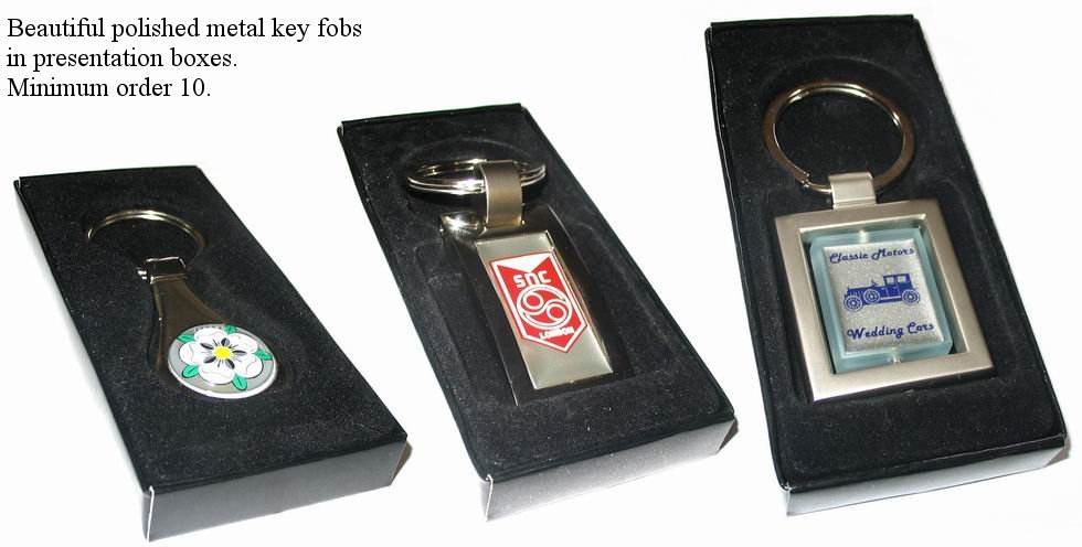 key fobs polished metal 98005